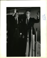 1986 Press Photo Ronald Reagan Spokane visit
