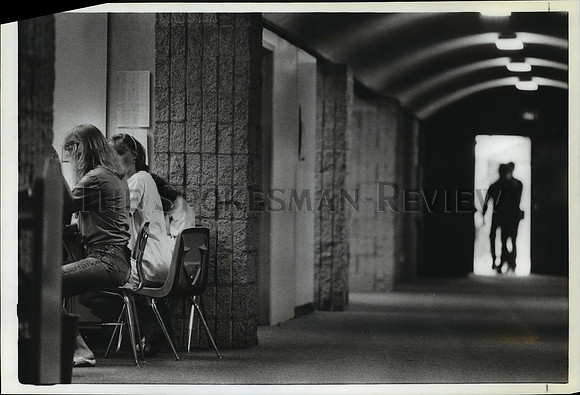 1987 Press Photo Coeur d'Alene High School's open classrooms