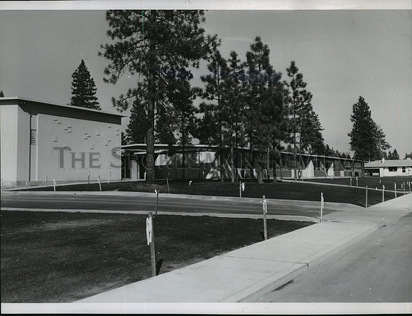 1960 Press Photo The new Balboa Elementary school at Holyoke & Audubon, Spokane