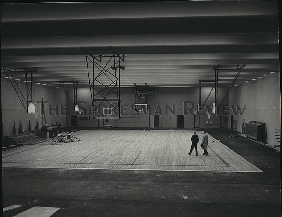 1963 Press Photo Spokane's New Ferris Senior High School Basketball Court