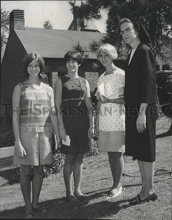 1967 Press Photo Marycliff School sophomores at the annual Freshman Orientation