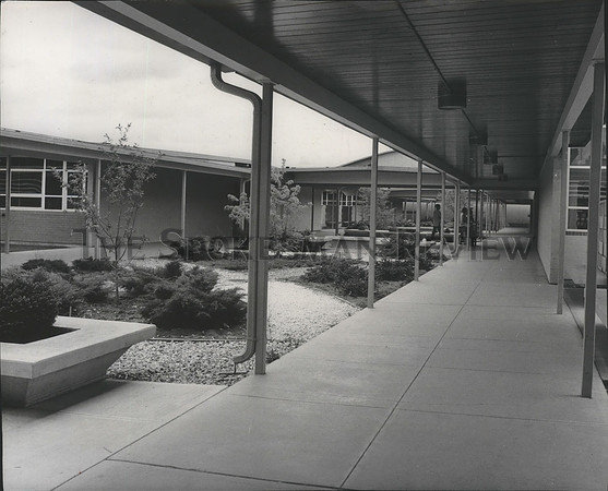 1966 Press Photo New University High School building in Spokane