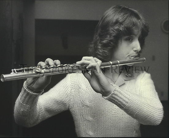 1981 Press Photo Beth Denning of Mead High School at Spokane Music Festival