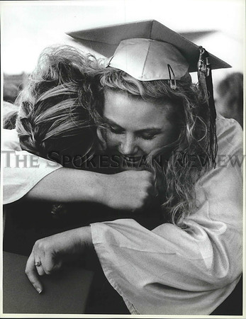 1990 Press Photo Khristina Manchester-Post Falls High School graduate