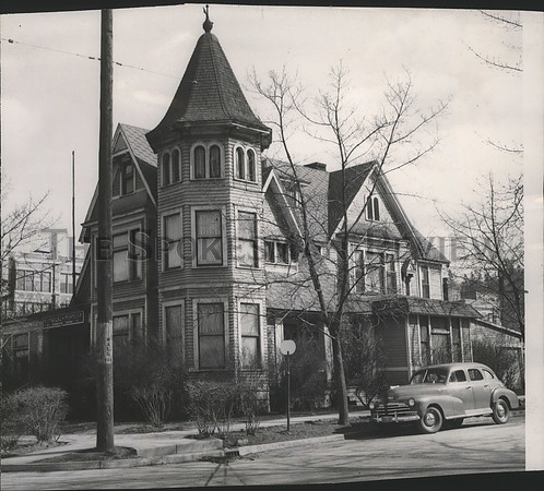 1948 Press Photo Turnbull-Merager Funeral Home Purchased by Spokane School Board