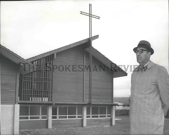1966 Press Photo Reverend James Montgomery Mountain View United Church of Christ