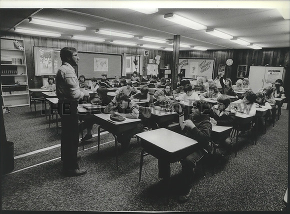 1983 Press Photo Coeur d'Alene Schools-Ken Chariton of Hayden Lake School