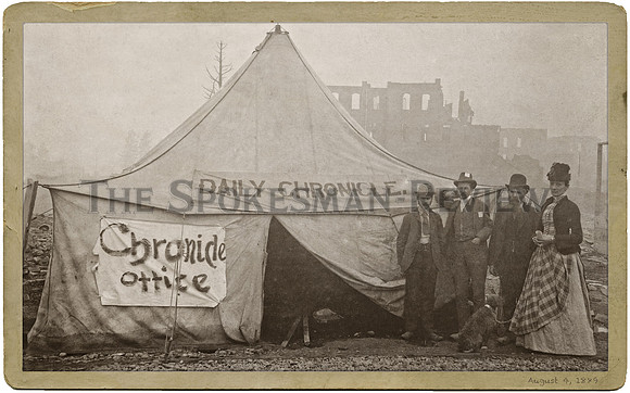 DAILY CHRONICLE TENT, 1889