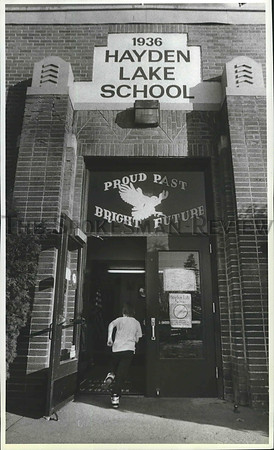 1991 Press Photo Coeur d'Alene-Hayden Lake School, public school in Idaho
