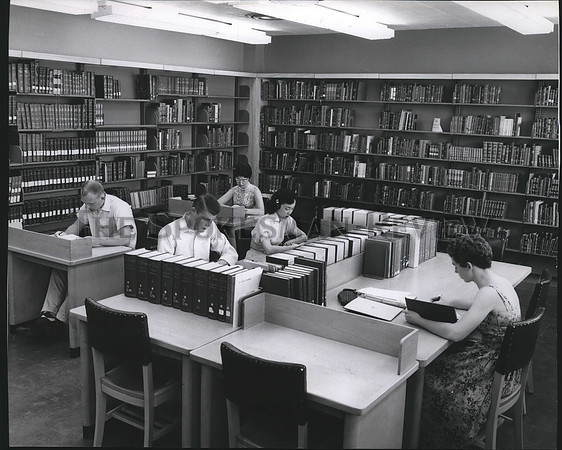 1961 Press Photo Washington State Collge's Holland Library