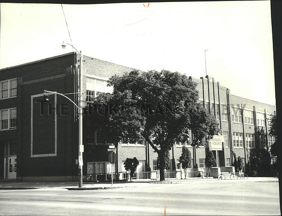 1966 Press Photo Central School Building in Missoula Montana
