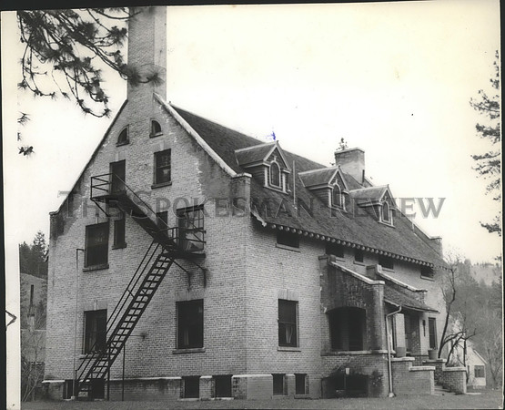 1940 Press Photo Parental School Dormitory on Hangman Creek