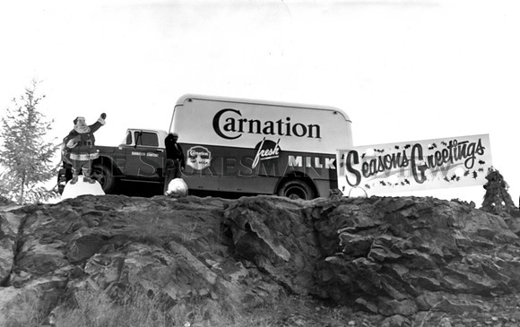 CARNATION MILK TRUCK DISPLAY, 1957