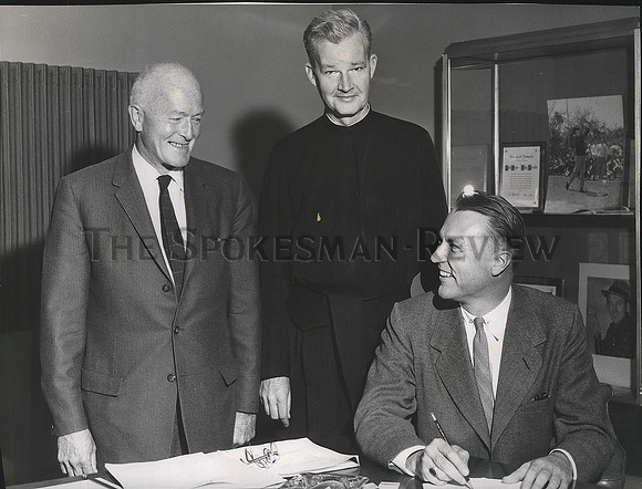 1960 Press Photo  Edgar Fitzgerald, new Gonzaga University board of regents head