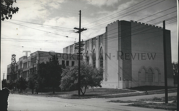 1938 Press Photo Exterior View of Yakima High School in Washington