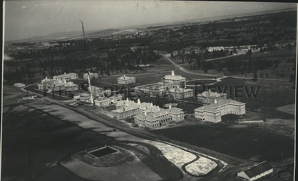 1932 Press Photo Aerial view of State Custodial School in Medical Lake