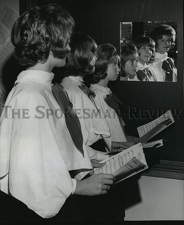 1979 Press Photo Spokane Public School Youngsters to Sing At Salute Christmas