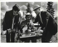 1993 Press Photo Middle Chase project director Ned Hammond & Supt. Gerald Hester