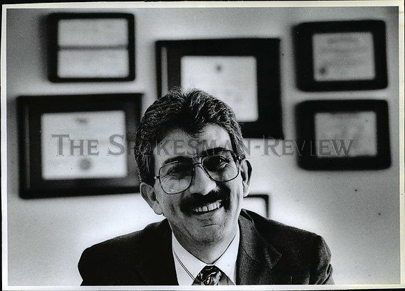 1991 Press Photo Jim Hammond, Mayor of Post Falls, Idaho.