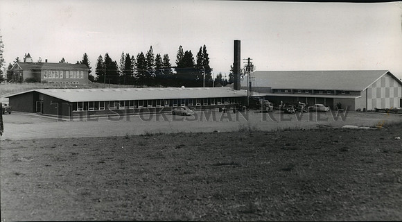 1957 Press Photo Freeman School district south of Spokane new High School