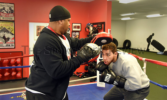 PAT FERGUSON TRAINS WITH TEREANCE POPE