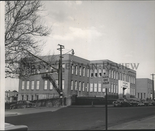 1958 Press Photo The Spokane Trade School building at Wall St. and Fourth