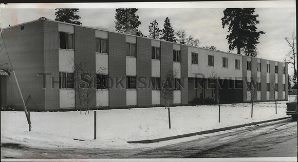 1964 Press Photo North Idaho Junior College new dormitory, Coeur d'Alene