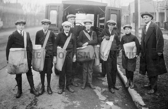 CHRONICLE DELIVERY BOYS, 1924