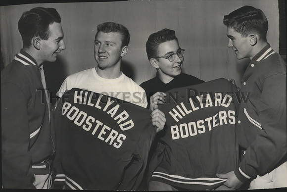 1951 Press Photo Hillyard Boosters