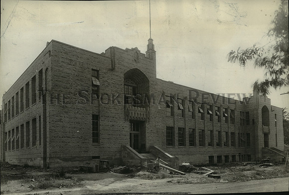 1929 Press Photo Lincoln School, Spokane, Washington
