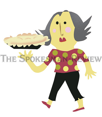 Mom With Apple Pie