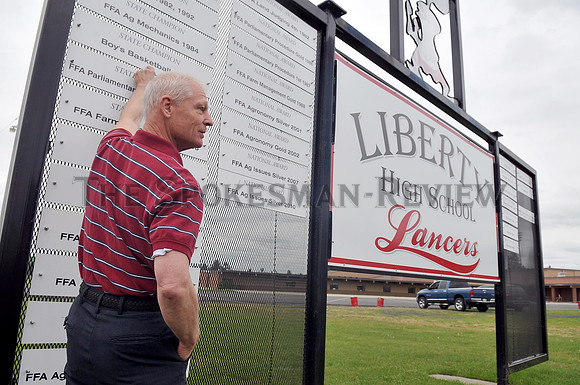 LIBERTY HIGH SCHOOL SIGN