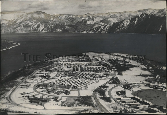 1946 Press Photo Farragut Naval Training Station in Idaho