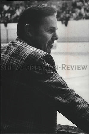 1975 Press Photo Spokane Flyers hockey coach, Tom Hodges