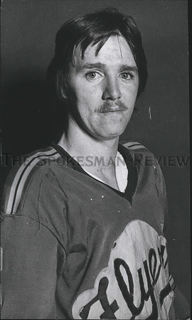 1979 Press Photo Spokane Flyers hockey player, Frank Clarke