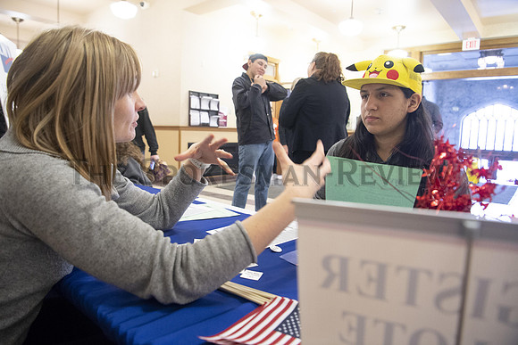 LEAGUE OF WOMEN VOTERS REGISTER CAMPAIGN