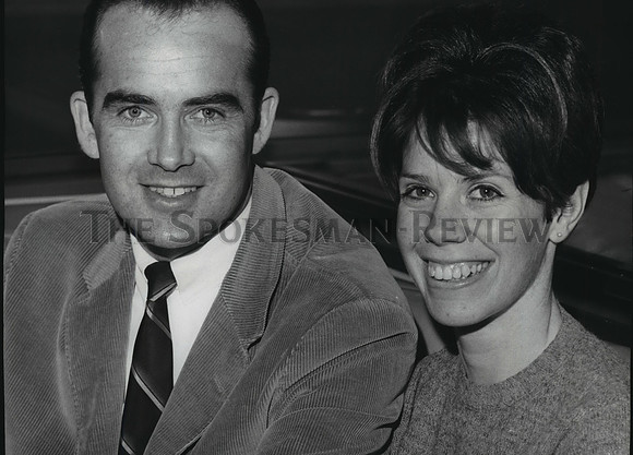 1967 Press Photo Jerry and Ginger Heeren at Sambo's Restaurant