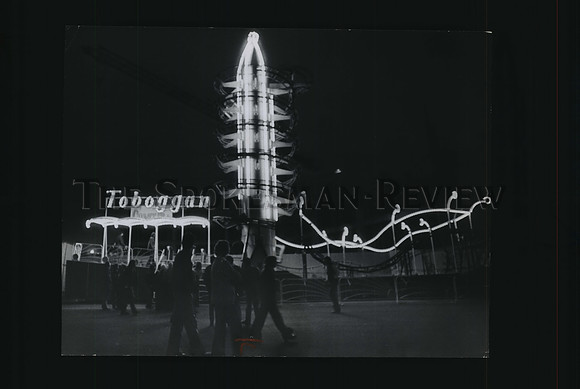 1974 Press Photo Toboggan Ride at Expo '74 in Spokane