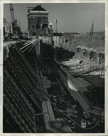 1974 Press Photo The Expo '74 Pavilion under construction