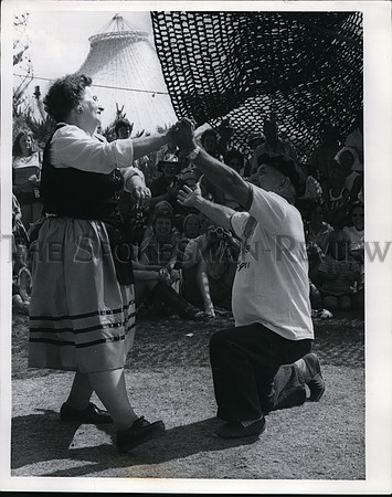 1974 Press Photo Basques dances of southwestern Idaho for Expo '74 Festival