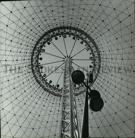 1979 Press Photo Wires on U.S. Pavilion Expo '74, Spokane, Washington