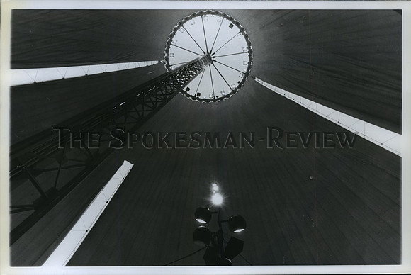 1978 Press Photo Interior of U.S. Pavilion, 1974 Expo Spokane, WA
