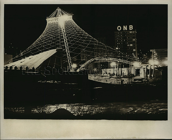 1974 Press Photo Expo '74 Pavilion, Riverfront Park, Spokane