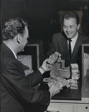 1961 Press Photo Roderic J Clefton president Spokane Muscular Dystrophy Assoc