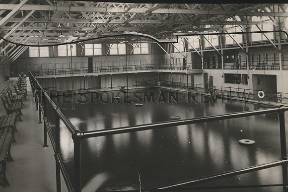 1933 Press Photo Natatorium Park Spokane