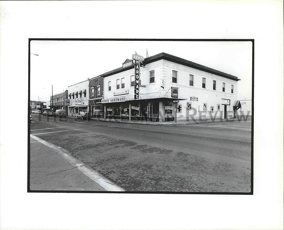 1991 Press Photo Kehoe Hardware Market Street-Hillyard, Washington